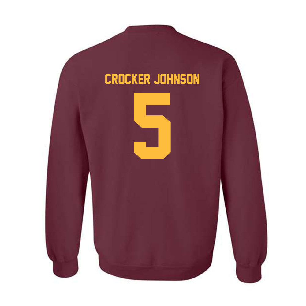 Minnesota - NCAA Men's Basketball : Jaylen Crocker johnson - Classic Shersey Crewneck Sweatshirt-1