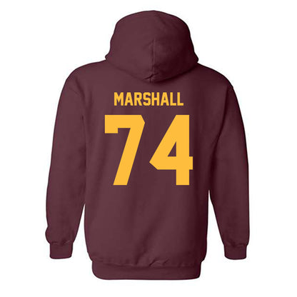 Minnesota - NCAA Football : Marcellus Marshall - Classic Shersey Hooded Sweatshirt-1