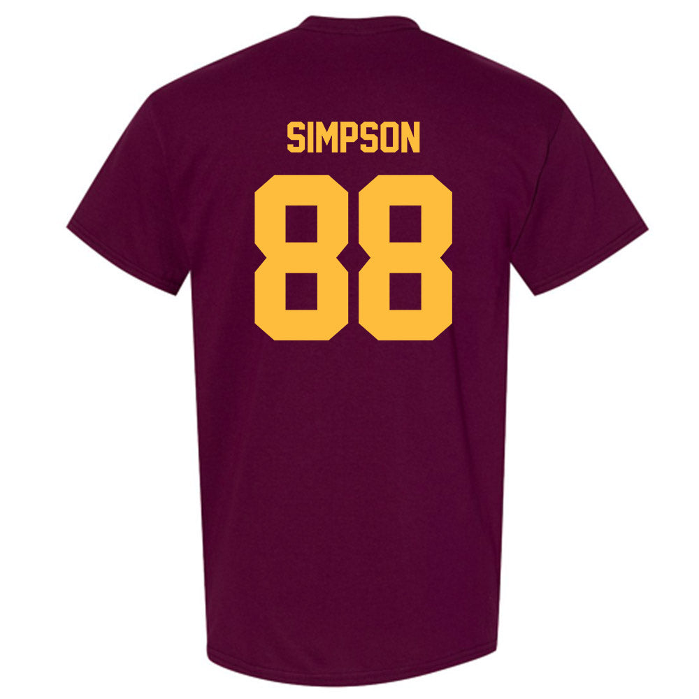 Minnesota - NCAA Football : Jacob Simpson - Classic Shersey T-Shirt-1
