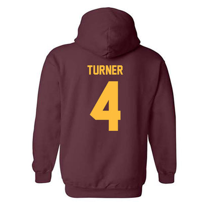 Minnesota - NCAA Men's Basketball : Nehemiah Turner - Classic Shersey Hooded Sweatshirt-1