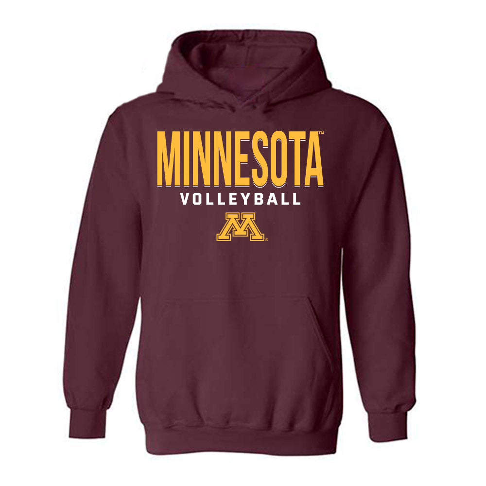 Minnesota - NCAA Women's Volleyball : Julia Hanson - Classic Shersey Hooded Sweatshirt-0