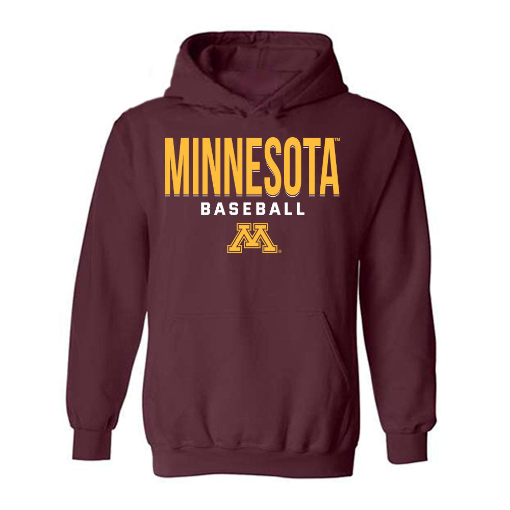 Minnesota - NCAA Baseball : Jack Spanier - Classic Shersey Hooded Sweatshirt-0