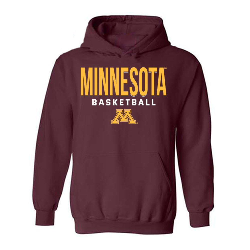 Minnesota - NCAA Men's Basketball : Nehemiah Turner - Classic Shersey Hooded Sweatshirt-0