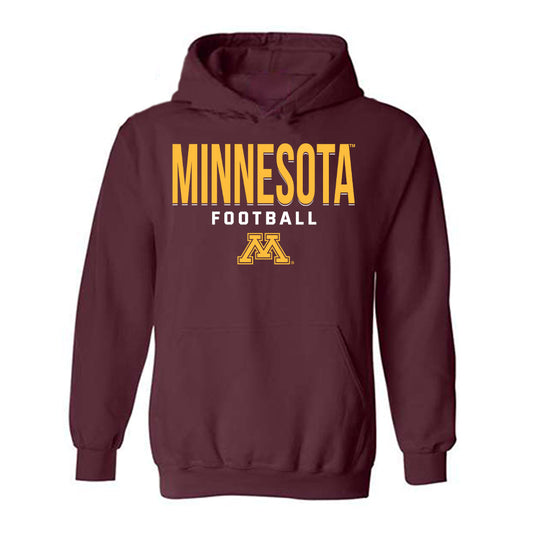 Minnesota - NCAA Football : Jakob Lutz - Classic Shersey Hooded Sweatshirt-0