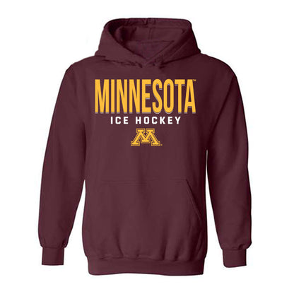 Minnesota - NCAA Men's Ice Hockey : Carl Fish - Classic Shersey Hooded Sweatshirt