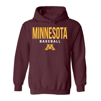Minnesota - NCAA Baseball : Drew Berkland - Classic Shersey Hooded Sweatshirt-0