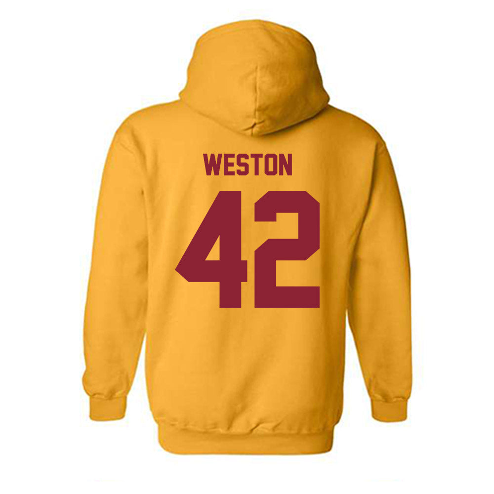 Minnesota - NCAA Football : Tom Weston - Classic Shersey Hooded Sweatshirt-1