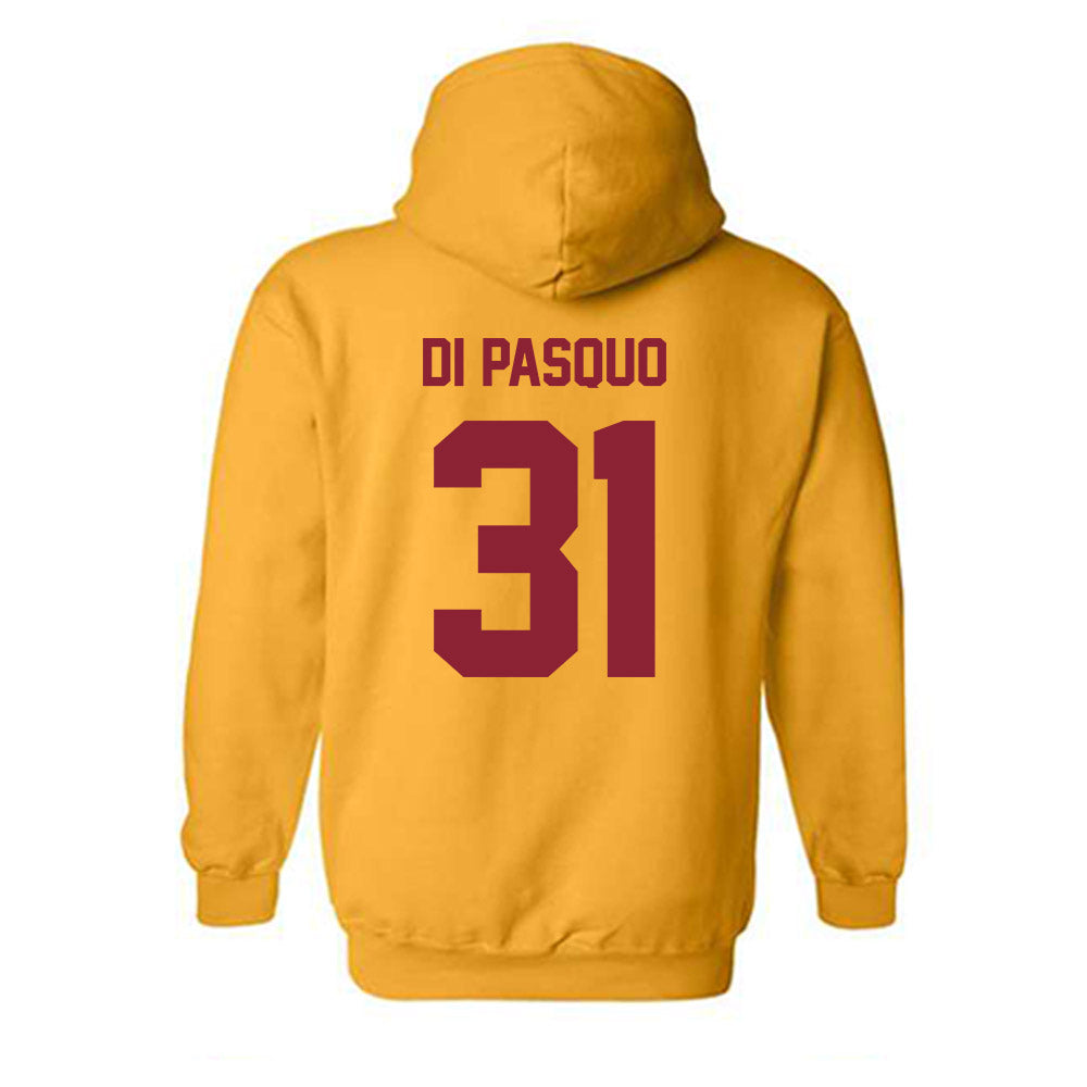 Minnesota - NCAA Men's Ice Hockey : Luca Di Pasquo - Classic Shersey Hooded Sweatshirt-1