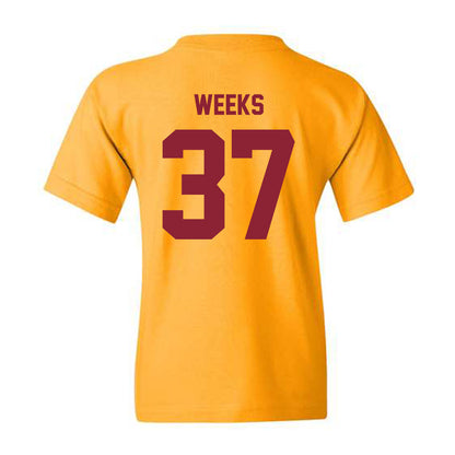 Minnesota - NCAA Football : Brady Weeks - Classic Shersey Youth T-Shirt