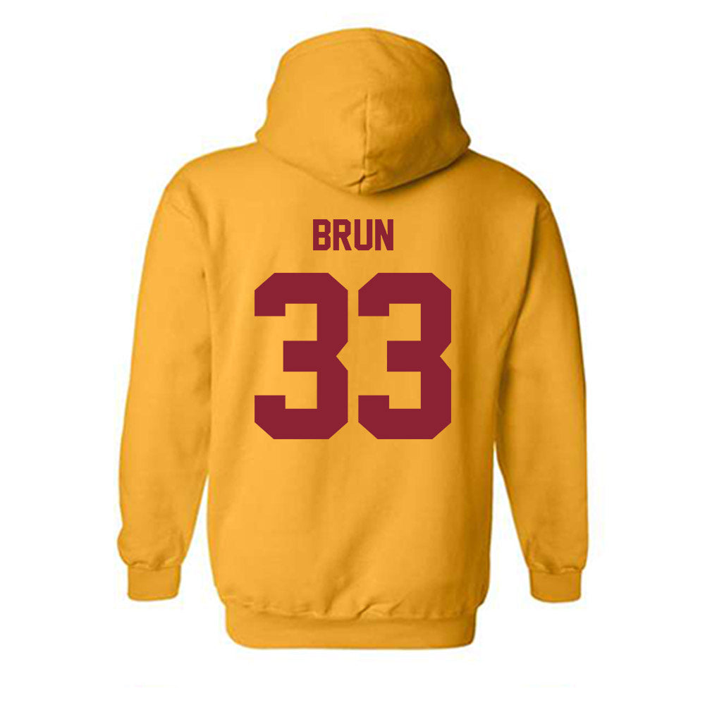 Minnesota - NCAA Football : Harrison Brun - Classic Shersey Hooded Sweatshirt-1