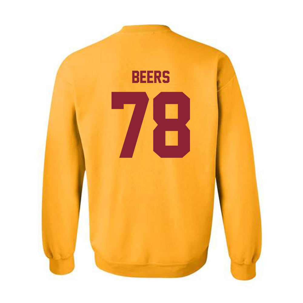 Minnesota - NCAA Football : Ashton Beers - Classic Shersey Crewneck Sweatshirt-1