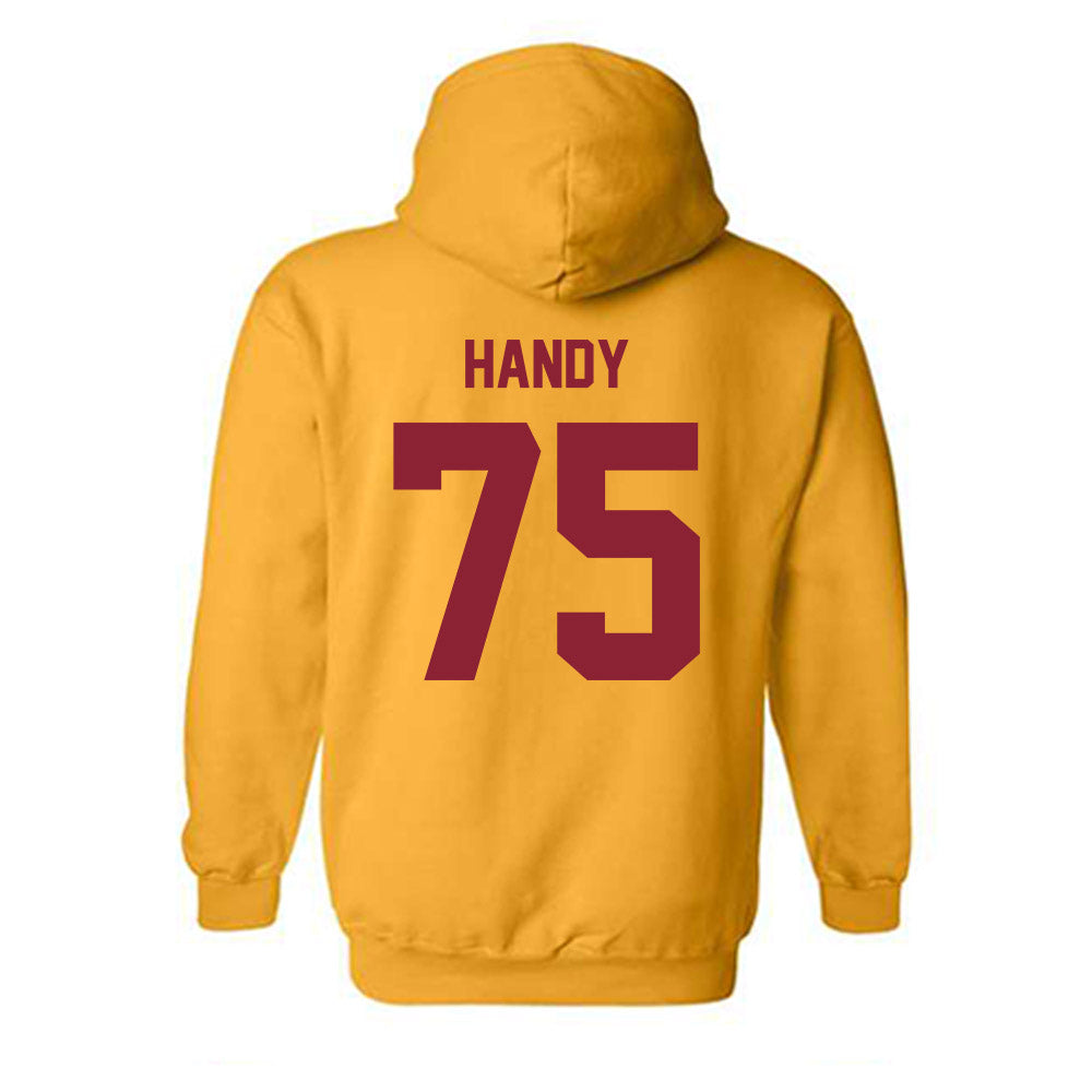 Minnesota - NCAA Football : Mark Handy - Classic Shersey Hooded Sweatshirt-1