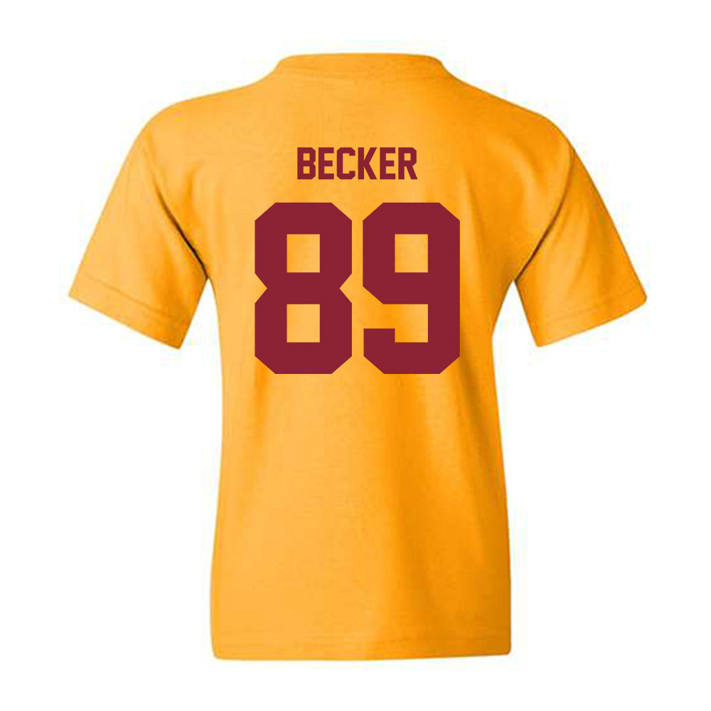 Minnesota - NCAA Football : Nate Becker - Classic Shersey Youth T-Shirt-1