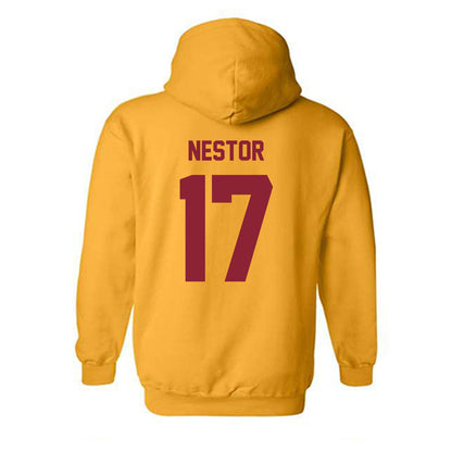 Minnesota - NCAA Football : John Nestor - Classic Shersey Hooded Sweatshirt-1