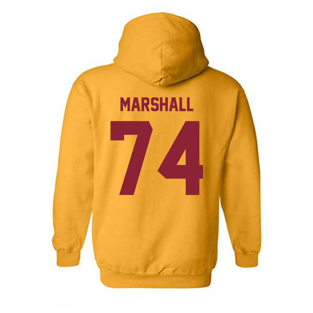 Minnesota - NCAA Football : Marcellus Marshall - Classic Shersey Hooded Sweatshirt-1