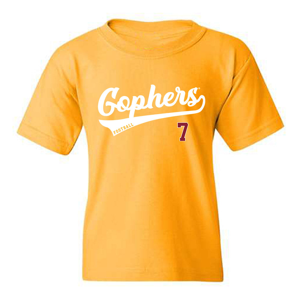 Minnesota - NCAA Football : Fame Ijeboi - Classic Shersey Youth T-Shirt-0