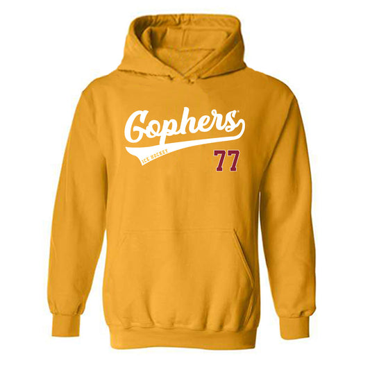 Minnesota - NCAA Men's Ice Hockey : Rhett Pitlick - Classic Shersey Hooded Sweatshirt