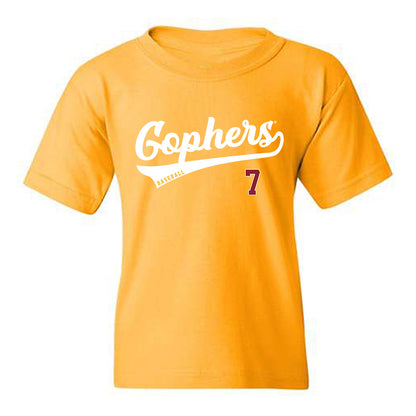 Minnesota - NCAA Baseball : Jack Spanier - Classic Shersey Youth T-Shirt-0