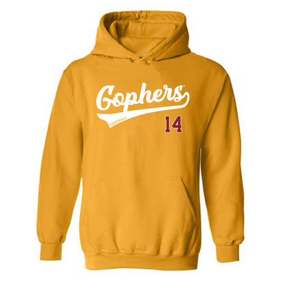 Minnesota - NCAA Football : Dylan Wittke - Classic Shersey Hooded Sweatshirt-0