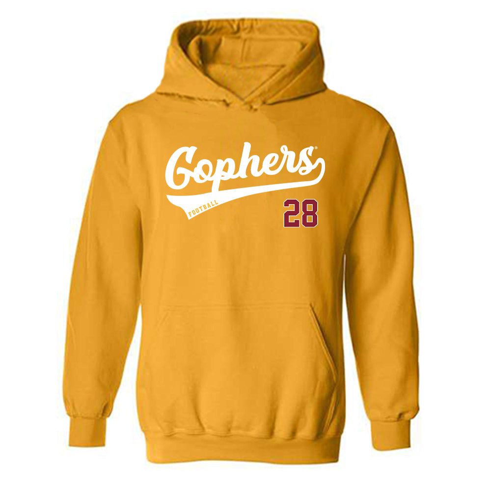 Minnesota - NCAA Football : Zach Jorgensen - Classic Shersey Hooded Sweatshirt