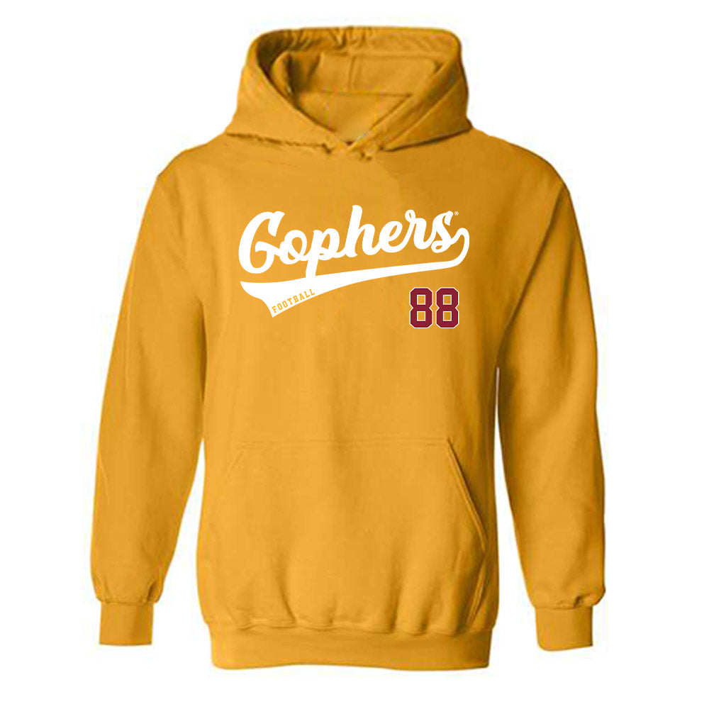 Minnesota - NCAA Football : Jacob Simpson - Classic Shersey Hooded Sweatshirt-0