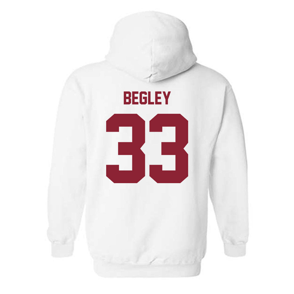 Minnesota - NCAA Men's Ice Hockey : Axel Begley - Classic Shersey Hooded Sweatshirt-1