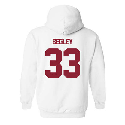 Minnesota - NCAA Men's Ice Hockey : Axel Begley - Classic Shersey Hooded Sweatshirt-1