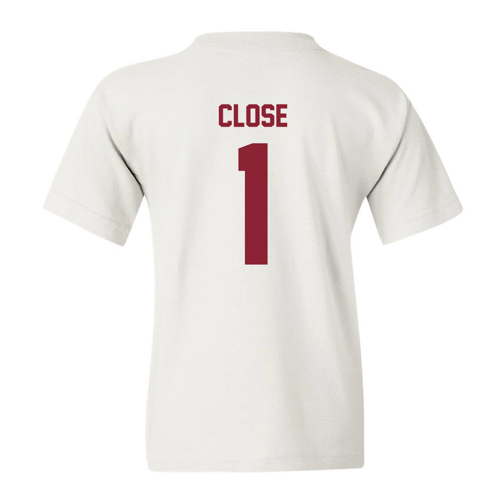 Minnesota - NCAA Men's Ice Hockey : Justen Close - Classic Shersey Youth T-Shirt