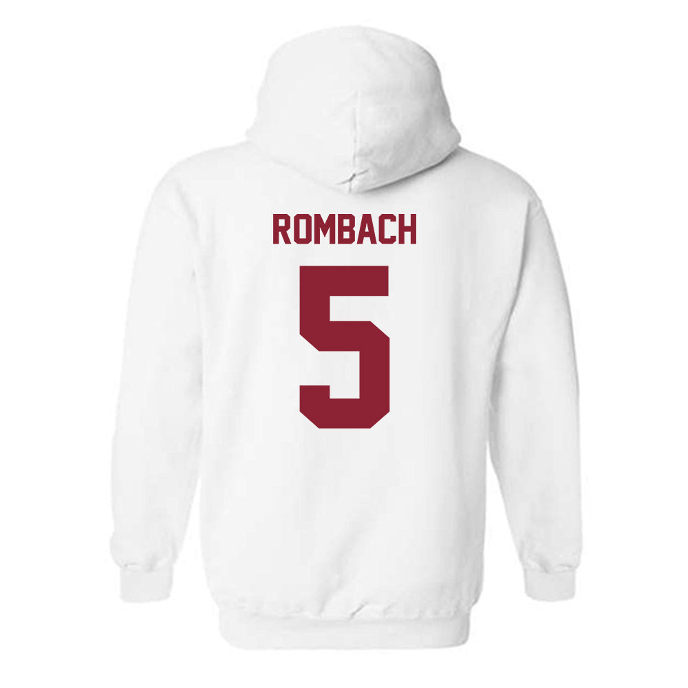 Minnesota - NCAA Men's Ice Hockey : Jacob Rombach - Classic Shersey Hooded Sweatshirt-1