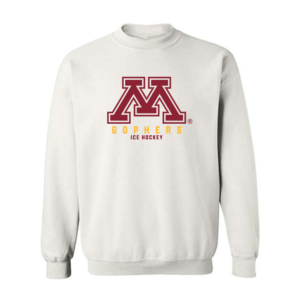 Minnesota - NCAA Men's Ice Hockey : Justen Close - Classic Shersey Crewneck Sweatshirt