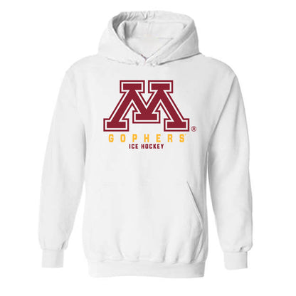 Minnesota - NCAA Men's Ice Hockey : Jacob Rombach - Classic Shersey Hooded Sweatshirt-0