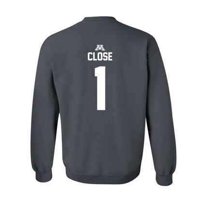 Minnesota - NCAA Men's Ice Hockey : Justen Close - Classic Shersey Crewneck Sweatshirt