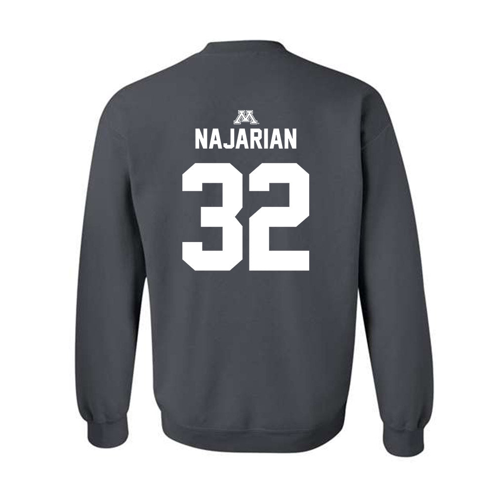 Minnesota - NCAA Football : Peter Najarian - Classic Shersey Crewneck Sweatshirt