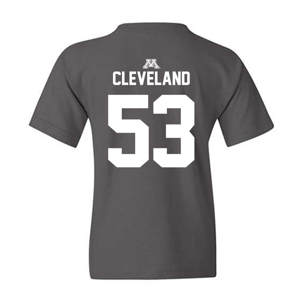 Minnesota - NCAA Football : Nate Cleveland - Classic Shersey Youth T-Shirt-1