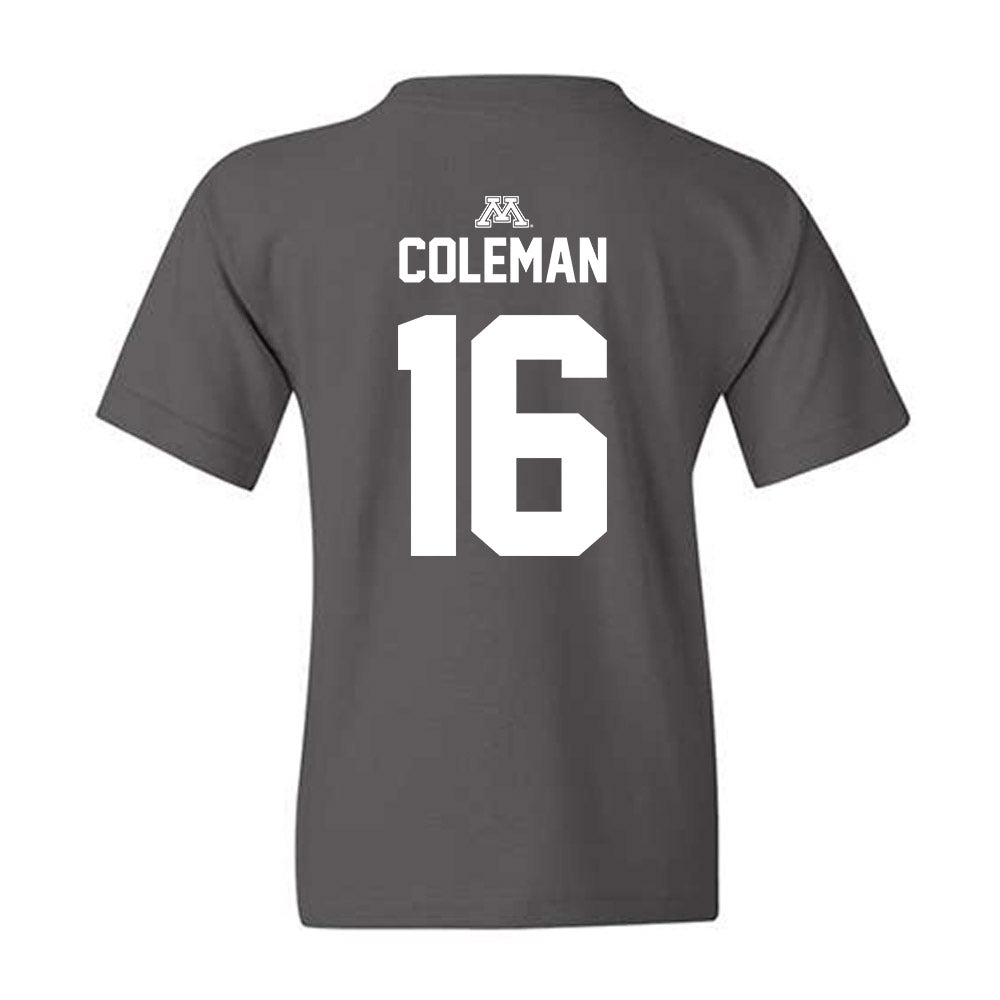 Minnesota - NCAA Football : Malachi Coleman - Classic Shersey Youth T-Shirt-1