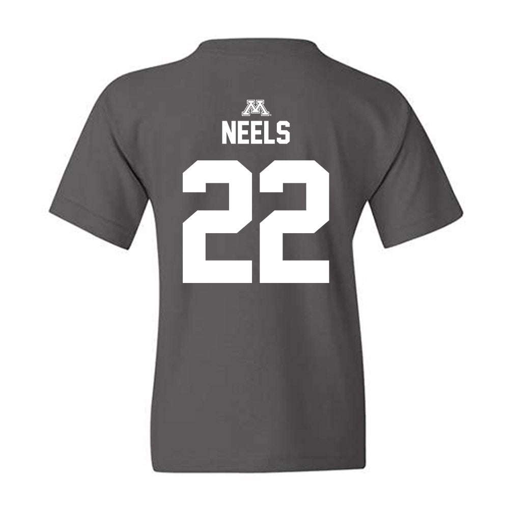Minnesota - NCAA Baseball : Weber Neels - Classic Shersey Youth T-Shirt-1