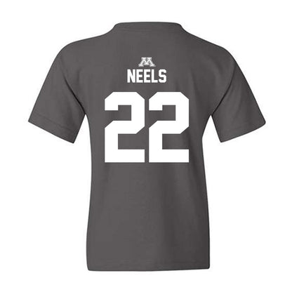 Minnesota - NCAA Baseball : Weber Neels - Classic Shersey Youth T-Shirt-1