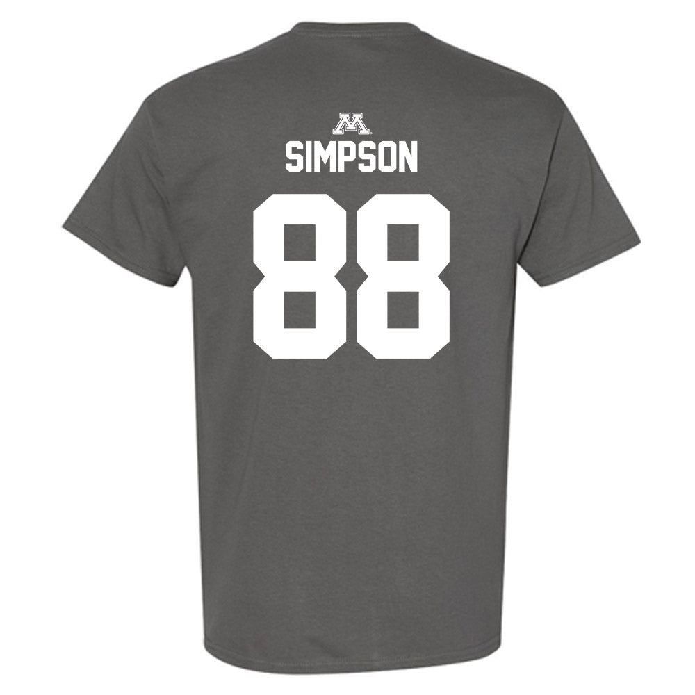 Minnesota - NCAA Football : Jacob Simpson - Classic Shersey T-Shirt-1