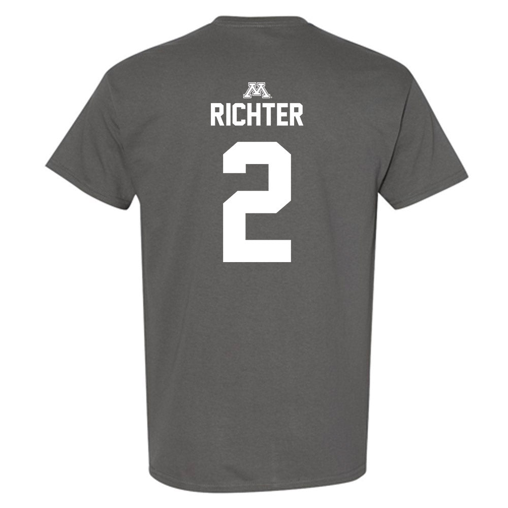 Minnesota - NCAA Baseball : Easton Richter - Classic Shersey T-Shirt-1