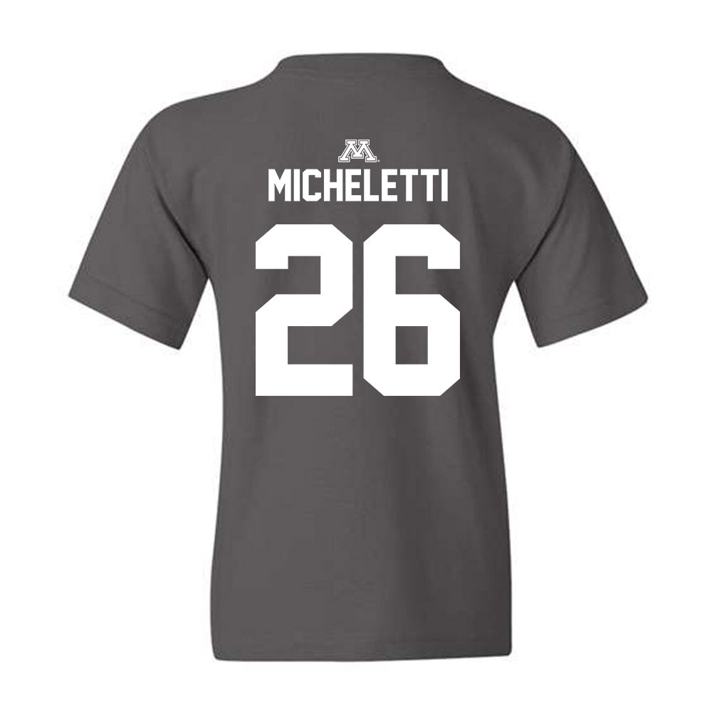 Minnesota - NCAA Men's Ice Hockey : Pat Micheletti - Classic Shersey Youth T-Shirt