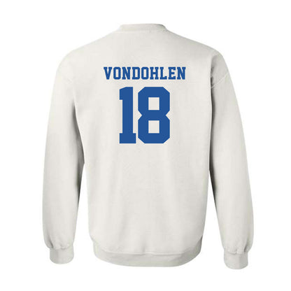 MTSU - NCAA Baseball : Brett Vondohlen - Replica Shersey Crewneck Sweatshirt-1