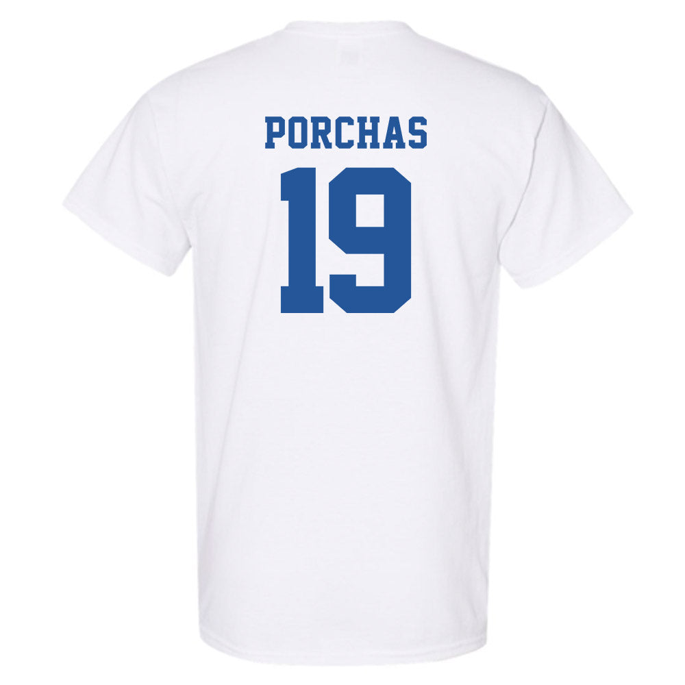MTSU - NCAA Baseball : Matthew Porchas - Replica Shersey T-Shirt-1