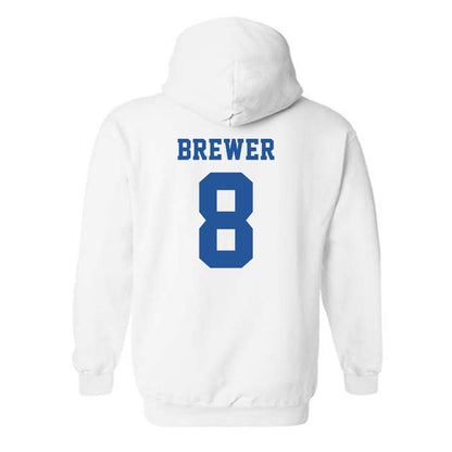 MTSU - NCAA Baseball : Nathan Brewer - Replica Shersey Hooded Sweatshirt