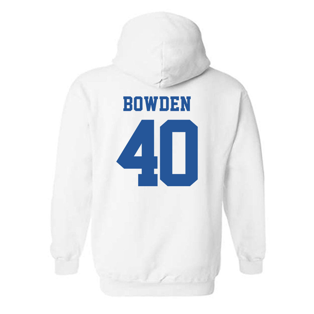 MTSU - NCAA Baseball : Konner Bowden - Replica Shersey Hooded Sweatshirt