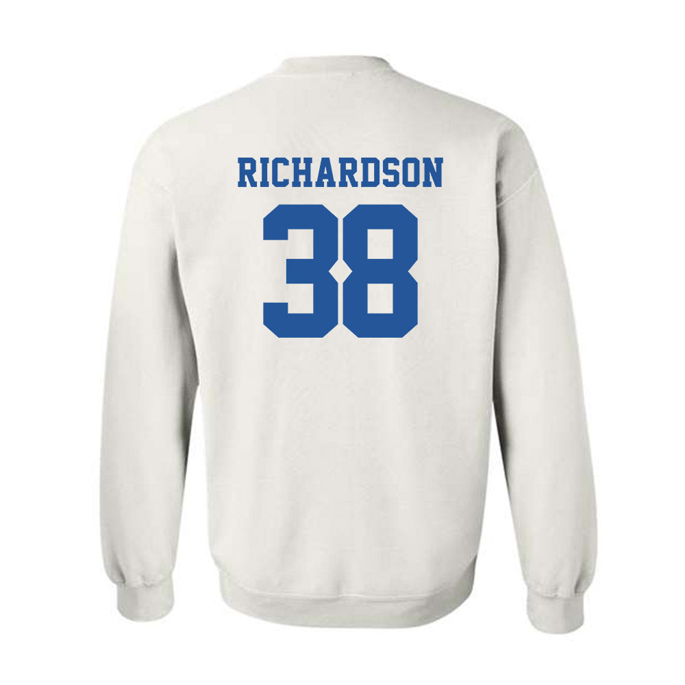 MTSU - NCAA Baseball : Drew R Richardson - Replica Shersey Crewneck Sweatshirt