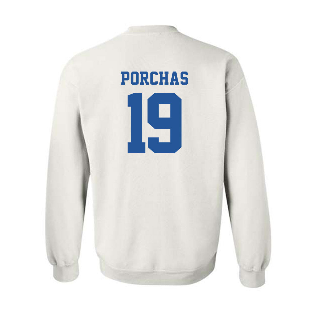 MTSU - NCAA Baseball : Matthew Porchas - Replica Shersey Crewneck Sweatshirt-1