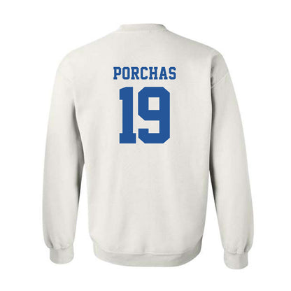MTSU - NCAA Baseball : Matthew Porchas - Replica Shersey Crewneck Sweatshirt-1