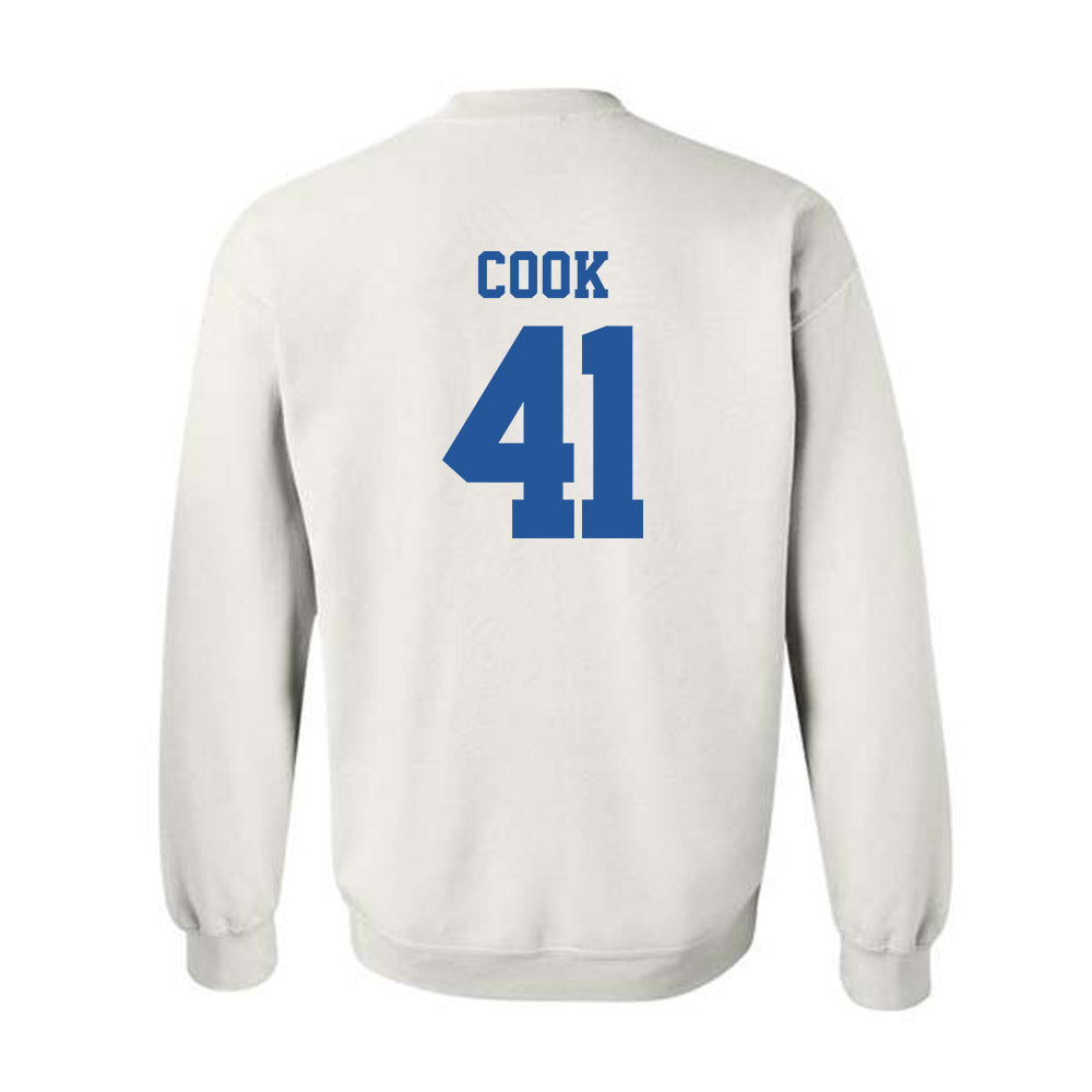 MTSU - NCAA Baseball : Calvin Cook - Replica Shersey Crewneck Sweatshirt