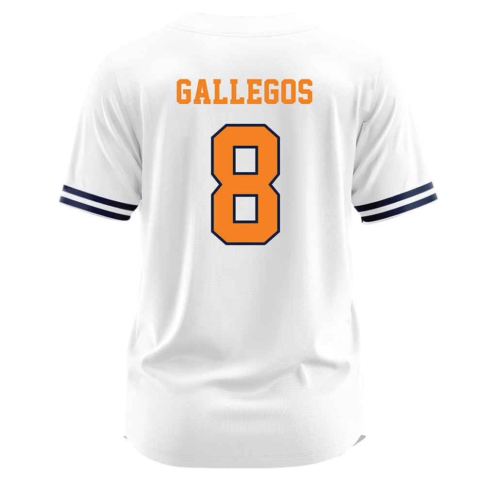 UTEP - NCAA Softball : Audrey Gallegos - White Jersey