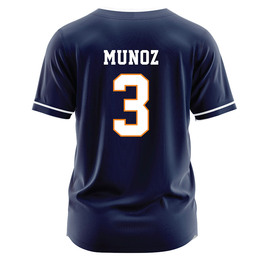 UTEP - NCAA Softball : Iliana Mu�oz - Blue Jersey-1